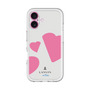 スリムプロテクションプレミアムケース［ LANVIN en Bleu Hearts Pink - ランバン ハート ピンク ］