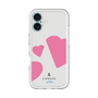 スリムプロテクションプレミアムケース［ LANVIN en Bleu Hearts Pink - ランバン ハート ピンク ］