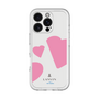 スリムプロテクションプレミアムケース［ LANVIN en Bleu Hearts Pink - ランバン ハート ピンク ］