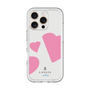 スリムプロテクションプレミアムケース［ LANVIN en Bleu Hearts Pink - ランバン ハート ピンク ］