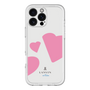 スリムプロテクションプレミアムケース［ LANVIN en Bleu Hearts Pink - ランバン ハート ピンク ］