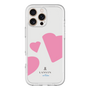 スリムプロテクションプレミアムケース［ LANVIN en Bleu Hearts Pink - ランバン ハート ピンク ］
