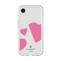 スリムプロテクションプレミアムケース［ LANVIN en Bleu Hearts Pink - ランバン ハート ピンク ］