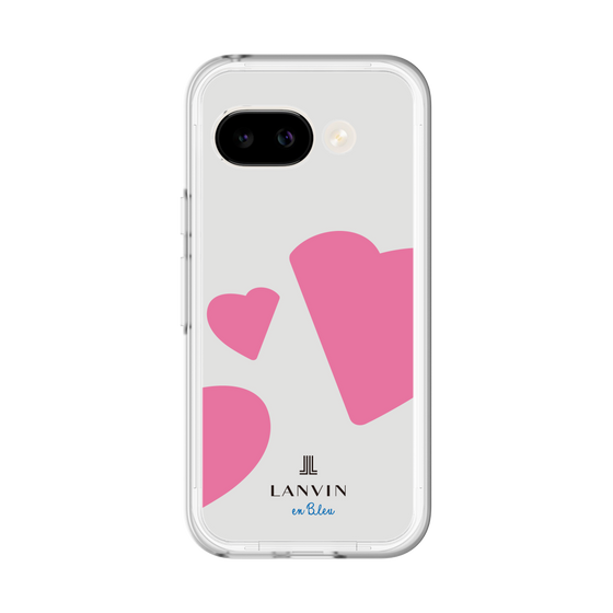 スリムプロテクションプレミアムケース［ LANVIN en Bleu Hearts Pink - ランバン ハート ピンク ］