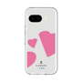 スリムプロテクションプレミアムケース［ LANVIN en Bleu Hearts Pink - ランバン ハート ピンク ］