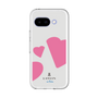 スリムプロテクションプレミアムケース［ LANVIN en Bleu Hearts Pink - ランバン ハート ピンク ］