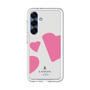 スリムプロテクションプレミアムケース［ LANVIN en Bleu Hearts Pink - ランバン ハート ピンク ］