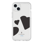 スリムプロテクションプレミアムケース［ LANVIN en Bleu Hearts Black - ランバン ハート ブラック ］