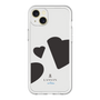スリムプロテクションプレミアムケース［ LANVIN en Bleu Hearts Black - ランバン ハート ブラック ］