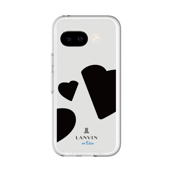 スリムプロテクションプレミアムケース［ LANVIN en Bleu Hearts Black - ランバン ハート ブラック ］