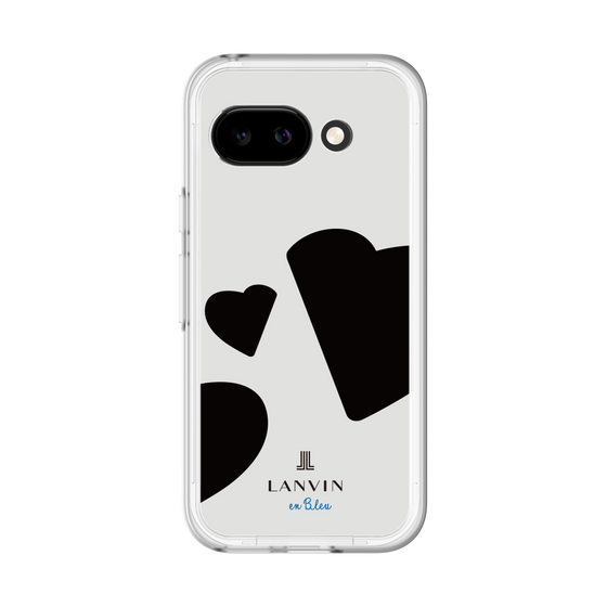 スリムプロテクションプレミアムケース［ LANVIN en Bleu Hearts Black - ランバン ハート ブラック ］
