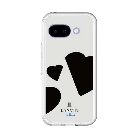 スリムプロテクションプレミアムケース［ LANVIN en Bleu Hearts Black - ランバン ハート ブラック ］