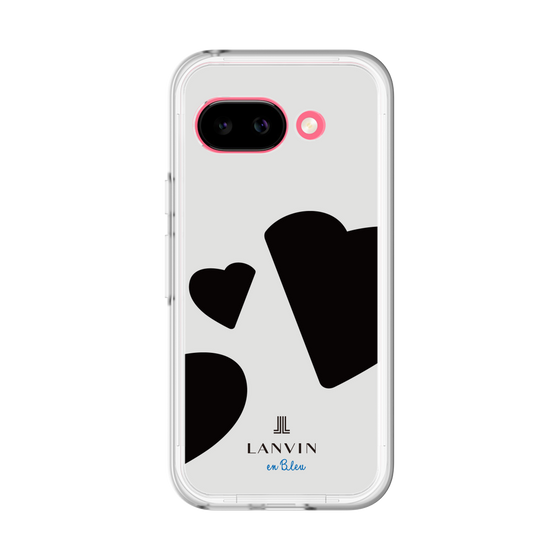 スリムプロテクションプレミアムケース［ LANVIN en Bleu Hearts Black - ランバン ハート ブラック ］