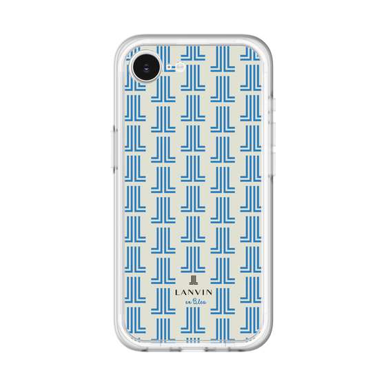 スリムプロテクションプレミアムケース［ LANVIN en Bleu Monogram Blue - ランバン ブルーモノグラム ］