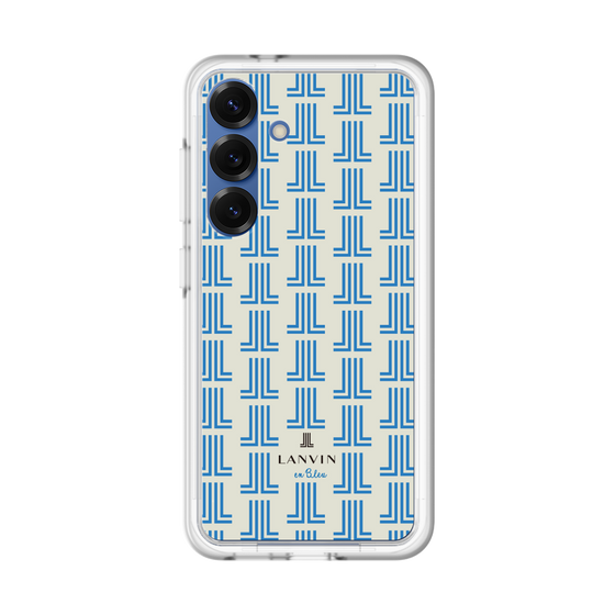 スリムプロテクションプレミアムケース［ LANVIN en Bleu Monogram Blue - ランバン ブルーモノグラム ］