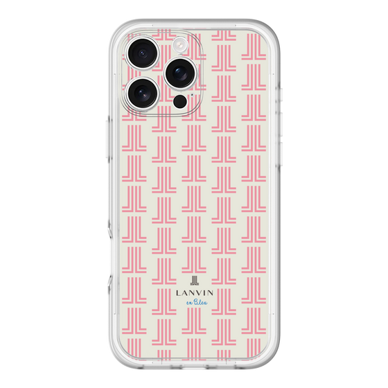 スリムプロテクションプレミアムケース［ LANVIN en Bleu Monogram Red - ランバン レッドモノグラム ］