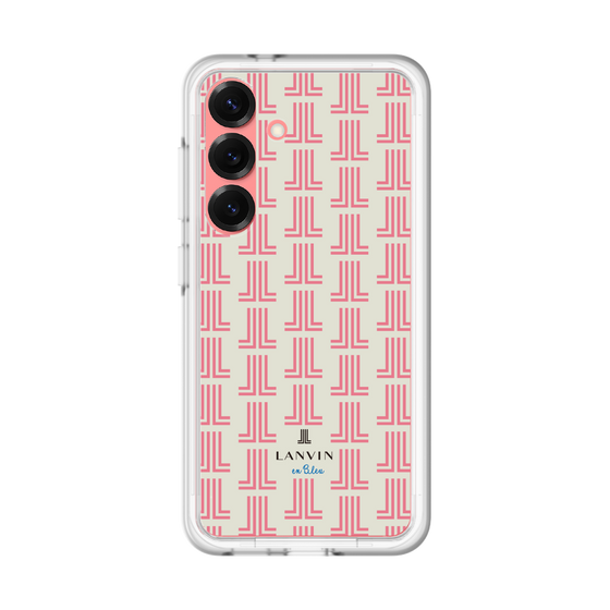 スリムプロテクションプレミアムケース［ LANVIN en Bleu Monogram Red - ランバン レッドモノグラム ］
