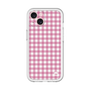 スリムプロテクションプレミアムケース［ Checkered Pink - ギンガムチェック ピンク ］