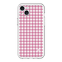 スリムプロテクションプレミアムケース［ Checkered Pink - ギンガムチェック ピンク ］