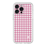 スリムプロテクションプレミアムケース［ Checkered Pink - ギンガムチェック ピンク ］
