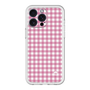 スリムプロテクションプレミアムケース［ Checkered Pink - ギンガムチェック ピンク ］