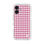 スリムプロテクションプレミアムケース［ Checkered Pink - ギンガムチェック ピンク ］