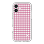 スリムプロテクションプレミアムケース［ Checkered Pink - ギンガムチェック ピンク ］