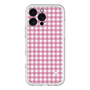 スリムプロテクションプレミアムケース［ Checkered Pink - ギンガムチェック ピンク ］