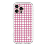 スリムプロテクションプレミアムケース［ Checkered Pink - ギンガムチェック ピンク ］