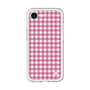 スリムプロテクションプレミアムケース［ Checkered Pink - ギンガムチェック ピンク ］