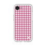 スリムプロテクションプレミアムケース［ Checkered Pink - ギンガムチェック ピンク ］