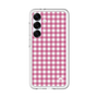 スリムプロテクションプレミアムケース［ Checkered Pink - ギンガムチェック ピンク ］