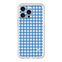 スリムプロテクションプレミアムケース［ Checkered Blue - ギンガムチェック ブルー ］