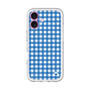 スリムプロテクションプレミアムケース［ Checkered Blue - ギンガムチェック ブルー ］