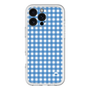 スリムプロテクションプレミアムケース［ Checkered Blue - ギンガムチェック ブルー ］