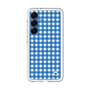 スリムプロテクションプレミアムケース［ Checkered Blue - ギンガムチェック ブルー ］