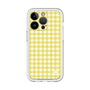 スリムプロテクションプレミアムケース［ Checkered Yellow - ギンガムチェック イエロー ］