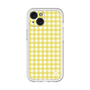 スリムプロテクションプレミアムケース［ Checkered Yellow - ギンガムチェック イエロー ］