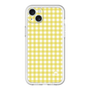 スリムプロテクションプレミアムケース［ Checkered Yellow - ギンガムチェック イエロー ］