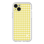 スリムプロテクションプレミアムケース［ Checkered Yellow - ギンガムチェック イエロー ］