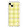 スリムプロテクションプレミアムケース［ Checkered Yellow - ギンガムチェック イエロー ］