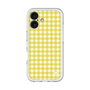 スリムプロテクションプレミアムケース［ Checkered Yellow - ギンガムチェック イエロー ］