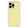 スリムプロテクションプレミアムケース［ Checkered Yellow - ギンガムチェック イエロー ］