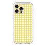 スリムプロテクションプレミアムケース［ Checkered Yellow - ギンガムチェック イエロー ］