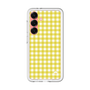 スリムプロテクションプレミアムケース［ Checkered Yellow - ギンガムチェック イエロー ］