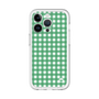 スリムプロテクションプレミアムケース［ Checkered Green - ギンガムチェック グリーン ］