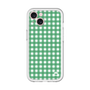 スリムプロテクションプレミアムケース［ Checkered Green - ギンガムチェック グリーン ］