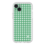 スリムプロテクションプレミアムケース［ Checkered Green - ギンガムチェック グリーン ］