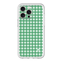 スリムプロテクションプレミアムケース［ Checkered Green - ギンガムチェック グリーン ］