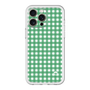 スリムプロテクションプレミアムケース［ Checkered Green - ギンガムチェック グリーン ］